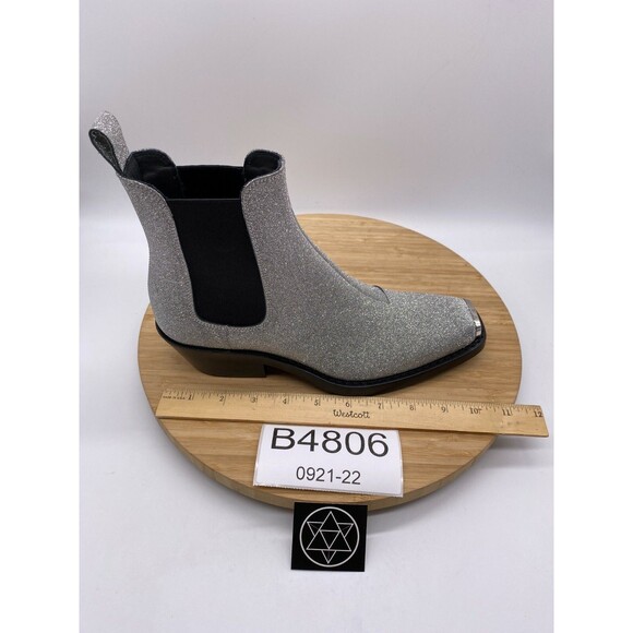 Calvin Klein X Raf Simons Boots Silver Western 205W39NYC Womens US 7 EUR 37.5 - Picture 12 of 12